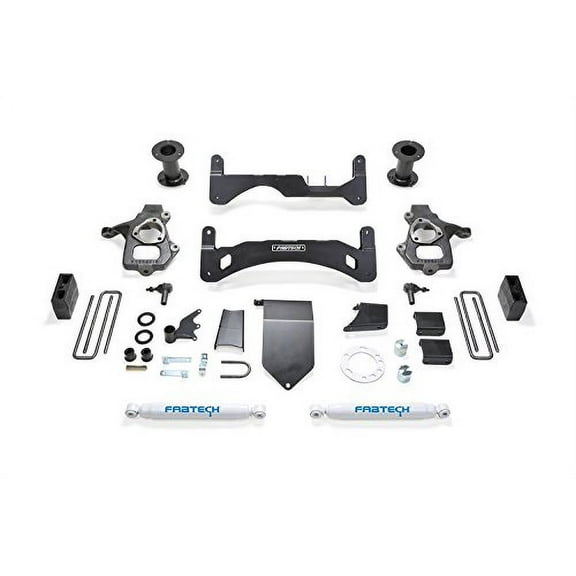 Fabtech K1083 Basic Lift System w/Shocks Fits 14-18 Sierra 1500 Silverado 1500 Fits select: 2015,2017-2018 CHEVROLET SILVERADO