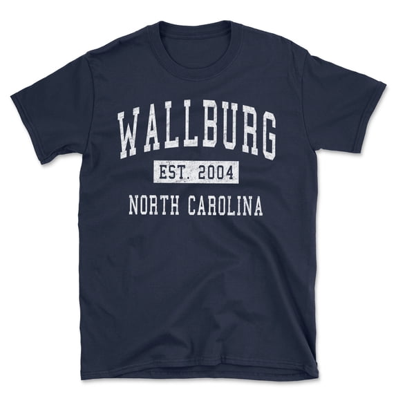 Wallburg North Carolina Classic Established Men's Cotton T-Shirt