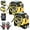 Yellow*2, variant on 3 in 1 Range Finder Tape Measure, The Ruler with LED Display and Data Storage, Digital Tape Measure with Cross Line, 16ft Tape, 135ft Rangefinder, Durable Abs Case, Gift for Man