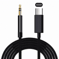 thumbnail image 1 of Cable Auxiliar USB Tipo C A Conector De 3,5 Mm Negro BLOOSOM, 1 of 6