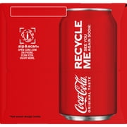 Coca-Cola Soda Pop Fridge Pack Cans, 12 fl oz, 12 Pack