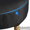 thumbnail image 4 of Thick Elastic Barstool Seat Cushion Cover Practical Stool Cover Round Chair Protector for Home Shop - Black (Diameter 35cm ), 4 of 8