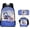 Style 002, variant on Yeeps 3Pcs Anime Backpack,16in Double Shoulder Cartoon Cute Travel Backpack Lightweight