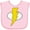 AD-Pink, variant on Inktastic Superhero Baby Lightening Bolt Boys or Girls Baby Bib