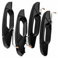 thumbnail image 2 of KAIHUIXING Black Exterior 2 Front & 2 Rear Car Door Handles Set Plastic for Tahoe for Yukon for Yukon XL 2500/1500 for Escalade EXT for Escalade ESV for Escalade, 2 of 9
