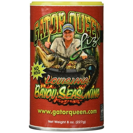 Gator Queen Liz Louisiana Bayou Seasoning Elizabeth Choate From Swamp People 8oz Can - 