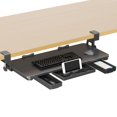 thumbnail image 1 of XINLEI Keyboard Tray Under Desk with Storage Drawer Large C-Clamp 26.7&rdquo;(31&rdquo; Including Clamps) x 11.8&rdquo; Slide-Out Platform Computer D, 1 of 7