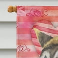 thumbnail image 3 of Carolines Treasures BB9756CHF American Akita Love Flag - Canvas House Size, 3 of 4