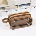 thumbnail image 5 of Solivara Multi Layer Transparent Stationery Bag Detachable For Home Office Organization (D,8.46 × 4.72 × 3.54in), 5 of 7