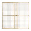 Midwest 44" High Wood Gate, Wire Mesh, Expands 29"-50" Wide