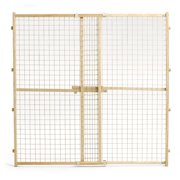 Midwest 44" High Wood Gate, Wire Mesh, Expands 29"-50" Wide