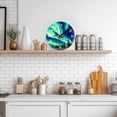 thumbnail image 5 of Wall Clock, Tree Annual Rings Silent Non Ticking Battery Operated Round Decorative Indoor Outdoor Clocks for Living Room Kitchen Bedroom Bathroom Patio 12"(Wooden Stump), 5 of 6
