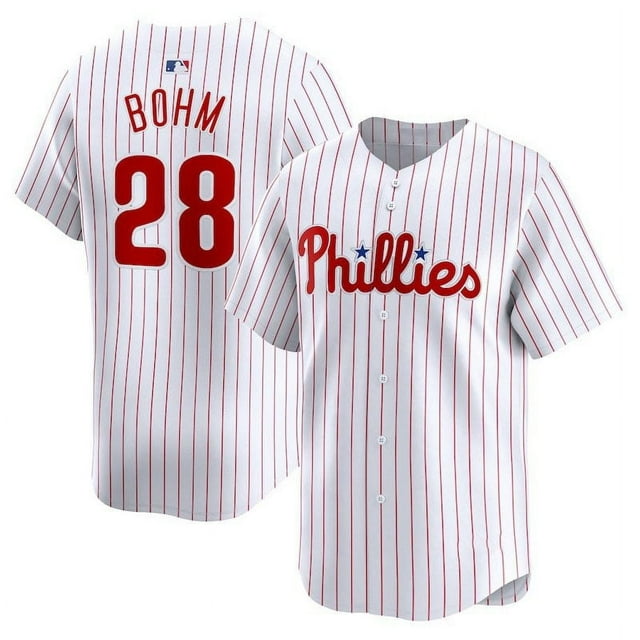 Philadelphia_Phillies #28 Bohm Fans Apparel Baseball Jersey Home Shirt Player Baseball Team Jerseys