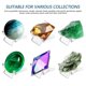 thumbnail image 2 of 20 Pcs Acrylic Display Stands Small Clear Rock Display Stands Crystal Display Holders Triangle Easel Holders for Collections, 2 of 4