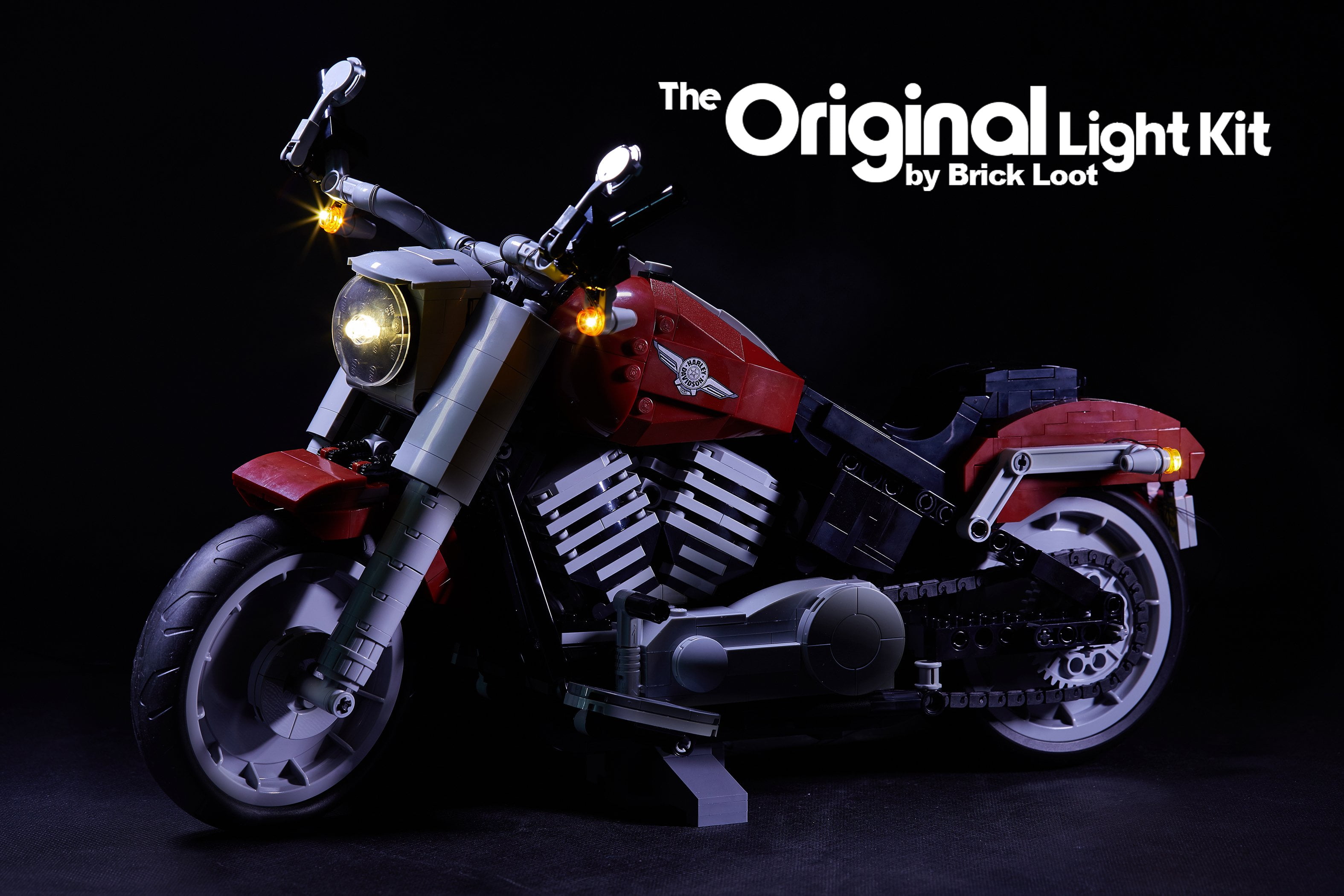 Lighting Kit for Lego Creator Expert Harley-Davidson Fat Boy 10269 