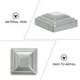 thumbnail image 4 of 10pcs Fence Post Caps Sealing Covers Iron Fence Covers 5x5 Fence Post Caps, 4 of 8