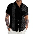 thumbnail image 7 of adaychics Japanese Print Hawaiian Shirts for Men Lapel Short Sleeve Summer Fashion Casual Beach Shirts Daily Wear, 7 of 7