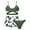 A-Dark Green, variant on Girls Swimsuit Set Size 6 Cute Tie Dye Tween Kids Cutout Bathing Suits Loose Fit 3 Piece Bathing Suits for Summer Vacation,A-Red,8Y(8-9 Years)