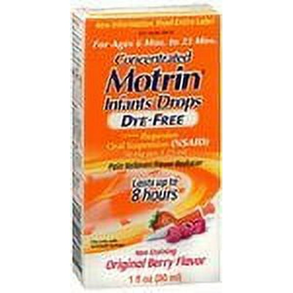 Motrin Concentrated Infants Drops Berry Flavor, 1 fl oz