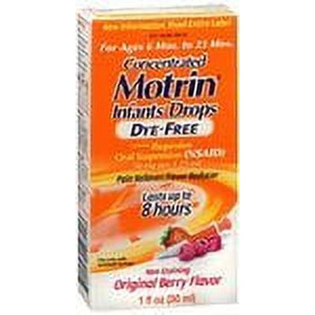 Motrin Concentrated Infants Drops Berry Flavor, 1 fl oz