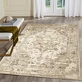 thumbnail image 3 of Liora Manne Hana Heriz Indoor Area Rug Natural 100% Wool Hand Tufted 8x10 ft, 3 of 7