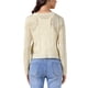 thumbnail image 3 of SUÉTER DE PUNTO DE MANGA LARGA CON BOTONES INSPIRE CHIC CUELLO EN V RECORTADO S BEIGE, 3 of 6