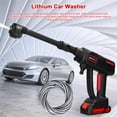 thumbnail image 4 of Lata de aspersión Herramienta de lavado de coches de alta presión inalámbrica para el hogar, máquina de limpieza de vehículos portátil, lavadora de espuma para automóviles con accesorios completos Irfora Lata de aspersión, 4 of 7