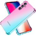 thumbnail image 2 of Funda de teléfono para Samsung Galaxy A54, 5G, A14, 4G, A24, A34, 5G, A04S, A04e, A04, gradiente transparente, antiarañazos, Flexible, TPU, a prueba de golpes qiuyongming unisex, 2 of 2