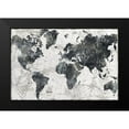 thumbnail image 2 of CAD Designs 24x17 Black Modern Framed Museum Art Print Titled - Modern Atlas, 2 of 5