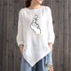 thumbnail image 2 of Camiseta de manga larga con cuello redondo y estampado informal a la moda de verano para mujer Fridja  fjkfkj1649, 2 of 4