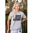 thumbnail image 3 of Greater Than Ever Before Motivational Plus Size Crewneck Graphic Tee Shirt Brisco Brands 2X, 3 of 5