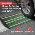 thumbnail image 2 of Pyle 8 ft. Rubber Curb Ramp Set, Pack of 2 Heavy Duty Non-Slip Threshold Ramps for Driveways, Garages, Sidewalks, Wheelchairs and Vehicle Access, Green Reflective Strips, 48.0’’x 16.0’’ x 2.6’’ Inch, 2 of 4