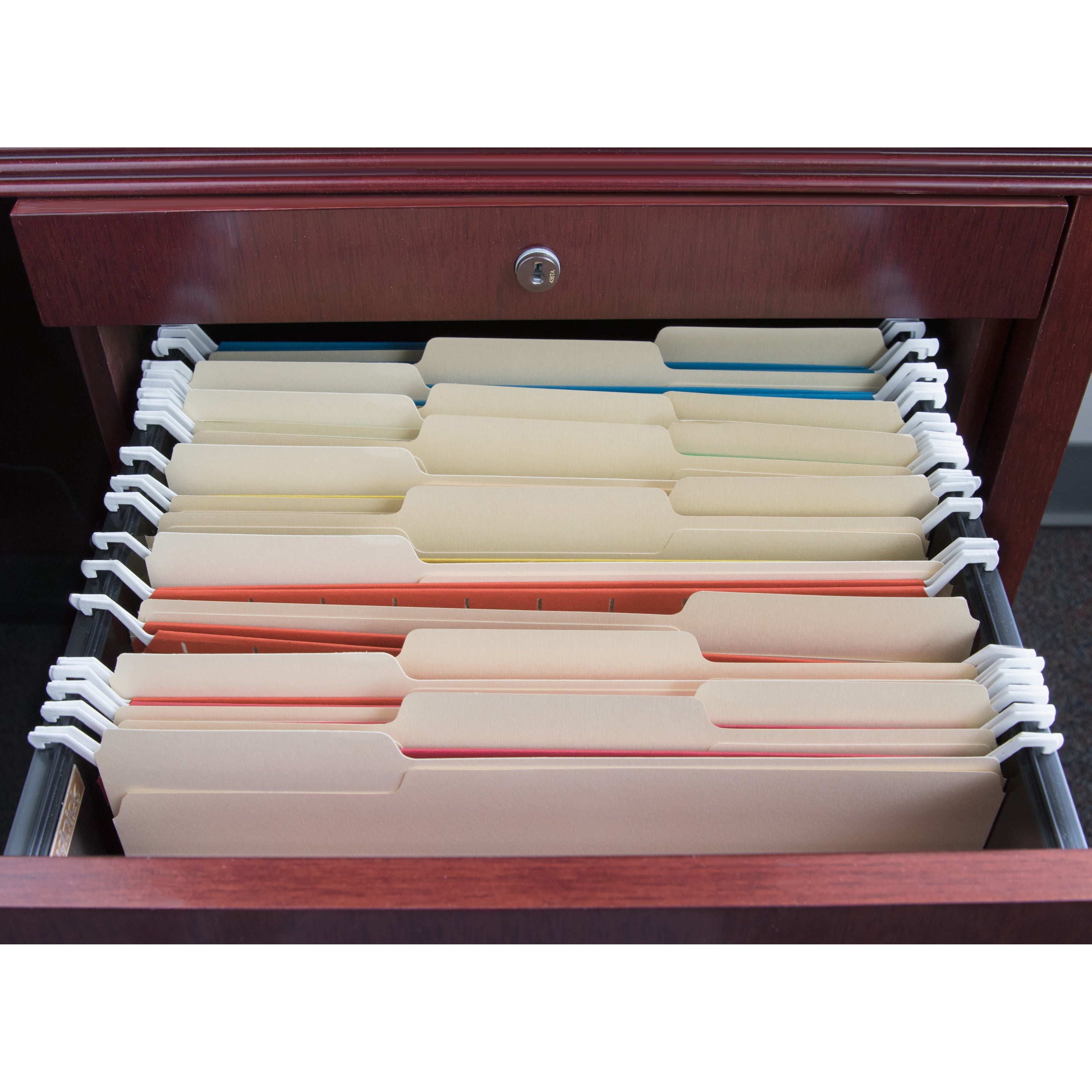 Business Source, BSN211113, 2-Ply 1/3-cut Tab Manila File Folders, 100 / Box