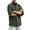 Olive Green, variant on IROINNID Plain Long Sleeve Shirts for Men Casual Solid Turn-down Collar Button Short Sleeve Blouse Tops Shirt Clearance,Olive Green