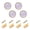 Light Purple, variant on WEIYEKO 4 Pack Kitchen Cabinet Knobs Round Zinc Drawer Pulls, Light Purple