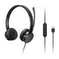 thumbnail image 2 of Lenovo USB-A Wired Stereo On-Ear Headset (with Control Box), 2 of 6