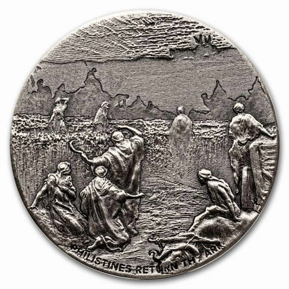 2024 2 oz Silver Coin - Biblical Series (Philistines Return Ark)
