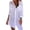 White, variant on Fortune Women Beach Dress Cover-ups Swimwear Summer Beachwear Mini Shirt Dress