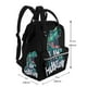 thumbnail image 2 of Disketp Hungry Tyrannosaurus Mochila de Pañales de Gran Capacidad con Múltiples Bolsillos, Mochila de Viaje Multifuncional para Bebé, Unisex, Moderna y Resistente, 2 of 6