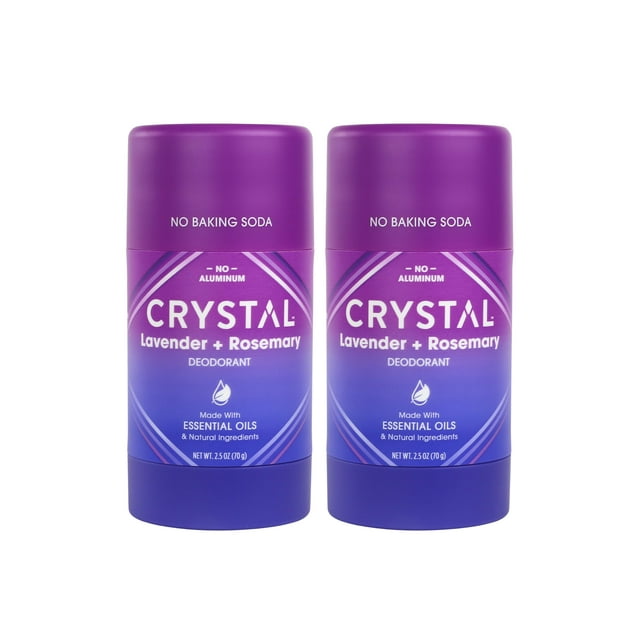Desodorante Crystal Essence en barra sólida de magnesio 75 ml x2