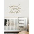 thumbnail image 3 of You Are So Loved Quote Lettering Wall Decal with Diamonds, Dots, and Heart, 3 of 4
