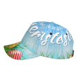 thumbnail image 5 of Disketp Happy Easter Print Baseball Caps For Outdoor Sports Fashion Casual Outdoor Caps Men Women, 5 of 8