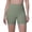Army Green, variant on High Waisted Yoga Shorts for Women - Tummy Control Lifting Gym Workout Athletic Shorts Yoga Pants (White/L)