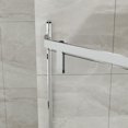 thumbnail image 5 of Kadyn Shower Glass Door, Shower Doors,Shower Door 36" x 72" Corner Shower Enclosure with Clear SGCC Tempered Glass Pivot Shower Door in Chrome Finish, 5 of 6