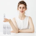 thumbnail image 2 of 100 Pcs Mini Atomizador Perfume Recargable, Botellas de Viaje de Vidrio de 5 ml, Decants Perfumes Perfumeros de Bolsillo Rellenables, Travel Essentials con 6 Accesorios, para Limpieza, Perfume, 2 of 9