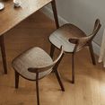 thumbnail image 4 of Marsrizon Oak Wood Dining Chairs, Mid Century Modern Dining Chairs, Dining Room Chairs with Curved Backrest, Kitchen Chairs for Dining Room, 4 of 7