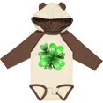 thumbnail image 3 of Inktastic Painted Clover Patch- shamrocks for St. Patricks Day Boys or Girls Long Sleeve Baby Bodysuit, 3 of 5