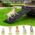 thumbnail image 1 of 71x17In Quad-Fold Non-Slip Pet Ramp |Foldable Dog Ramp for Cars & Trucks | Portable Ramp for Large Dogs & Seniors | Safe Easy Access Heavy-Duty Travel Solution,250lbs Capacity, 1 of 6