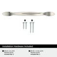 thumbnail image 3 of Amerock Intertwine 5-1/16 inch Center-to-Center Satin Nickel Cabinet or Furniture Pull, 25 Pack, 3 of 4