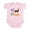 Petal Pink, variant on CafePress - Daddy's Little Buck Hunter Infant Bodysuit - Baby Light Bodysuit, Size Newborn - 24 Months